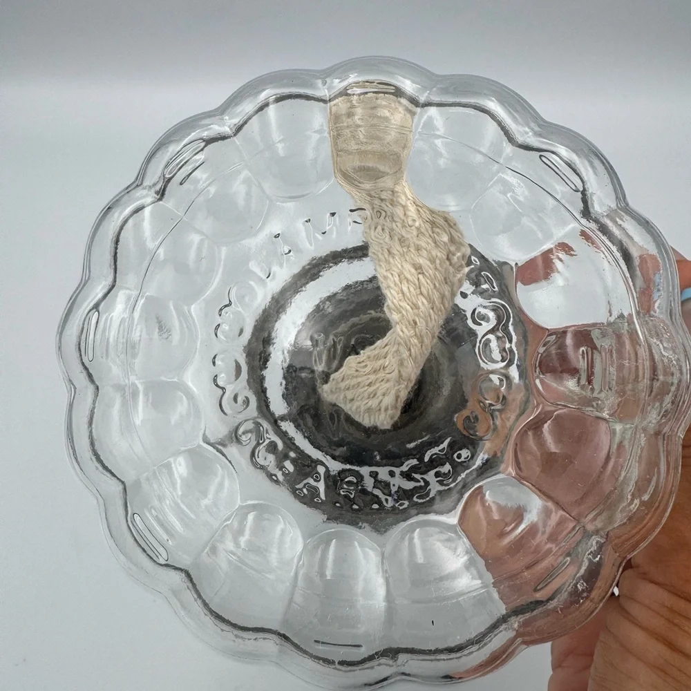 Vintage Oil‎ Lamp Floral Shade Cottagecore Glass Lantern Coquette Decor